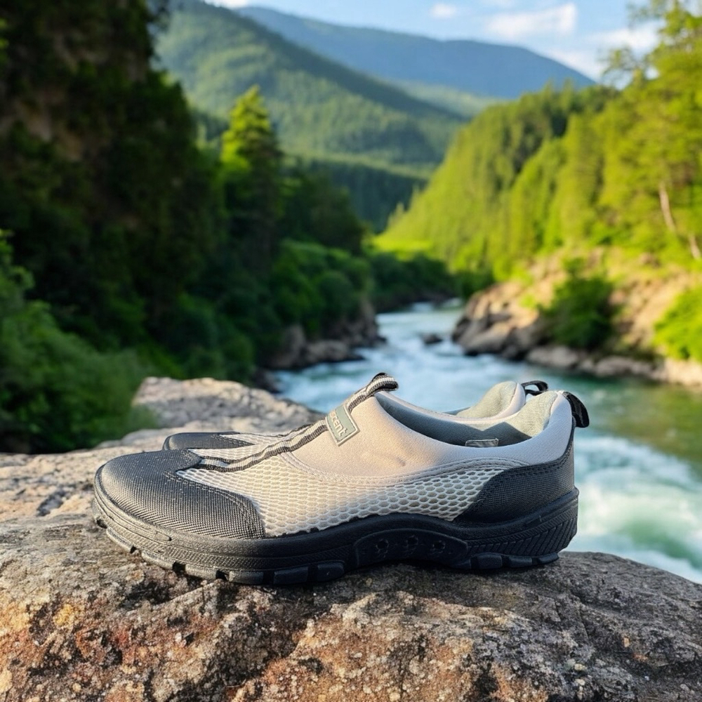 Men's Ascent rock climbing Shoes Gray Black Size 9